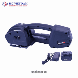 Máy đóng đai thùng cầm tay dùng pin K1 16mm 3800N loại 2 pin