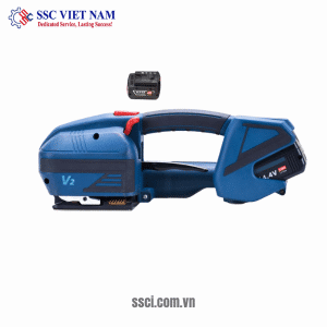 Máy đóng siết dây đai nhựa cầm tay chạy pin JDC13/16 (loại 1 pin)